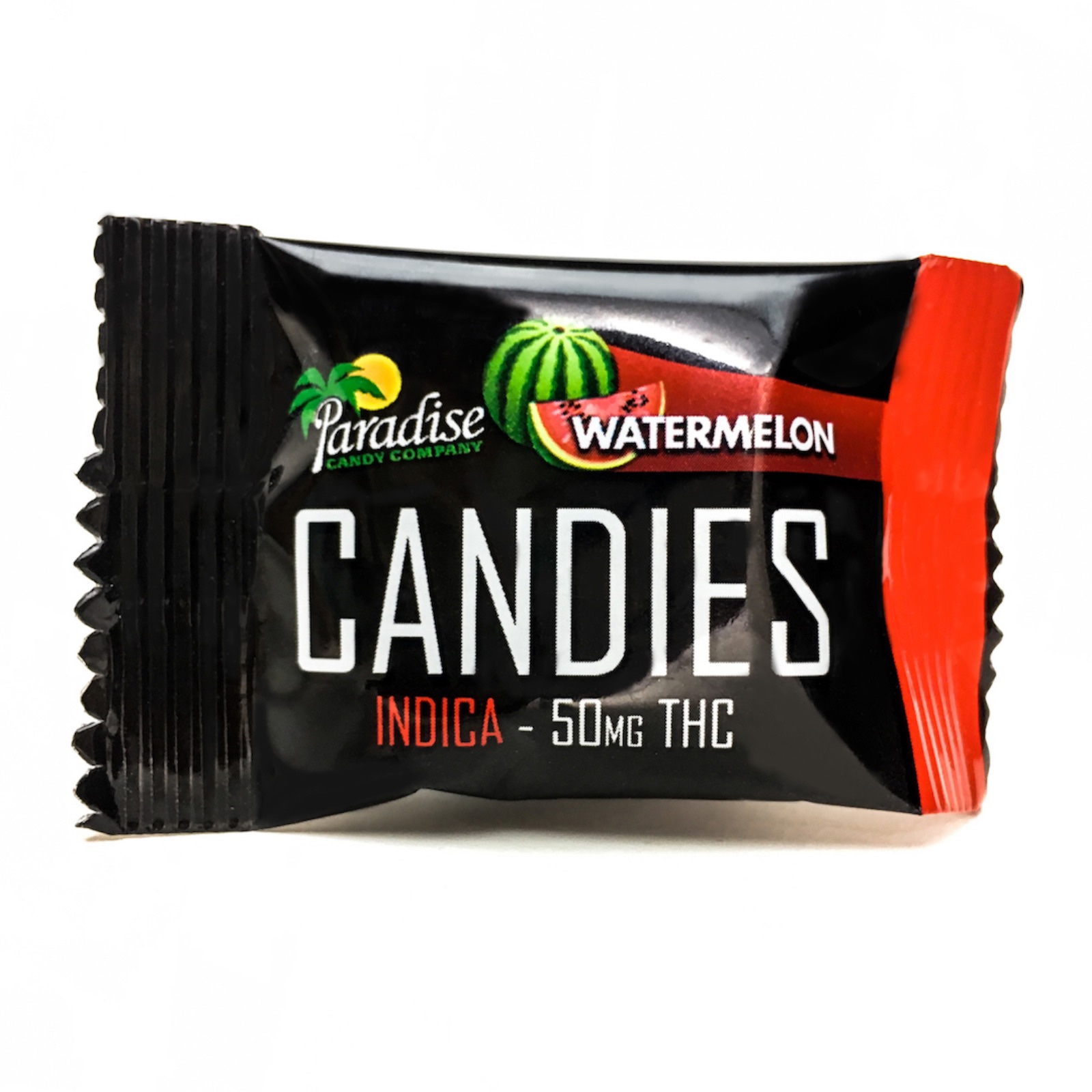 High Dose Single Candy 50mg Watermelon (Indica) Leafly